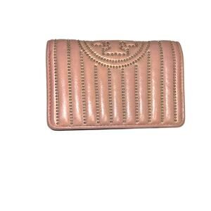 Tory Burch Bifold Punk Leather Wallet